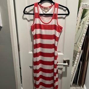 Michael Kors Striped Maxi Dress
